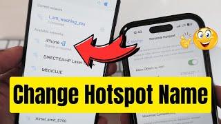 How to Change Hotspot Name on iPhone (Easily on any iPhone)