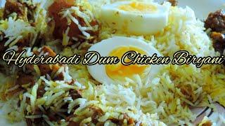 Hyderabadi Dum Chicken Biryani Recipe#chickenbiryani