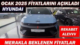 HYUNDAİ OCAK 2025 FİYATLARINI AÇIKLADI|MERAKLA BEKLENEN FİYATLAR REKABET ALEV ALIYOR