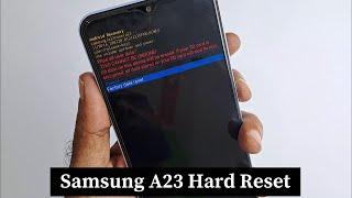 Samsung A23 Hard Reset Not Showing |Samsung A23 Hard Reset |Samsung A23 Hard Reset Without Password