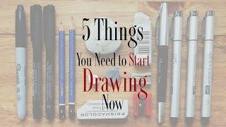 5 Basic Things You Need in Your Art Kit to Start Drawing Now