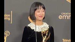 Emmys 2022 backstage: Lee You-mi ('Squid Game') is winner of Drama Guest Actress | GOLD DERBY