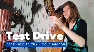 How To Train Your Dragon: Test Drive (Harp Cover) + Lever & Pedal Harp Sheet Music