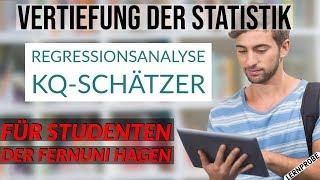 Vertiefung Statistik - Regressionsanalyse KQ Schätzer α, β, σ² - Fernuni Hagen