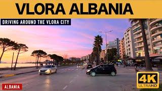 VLORA, ALBANIA  DRIVING AROUND THE VLORA CITY  OCTOBER 2024 [4K]