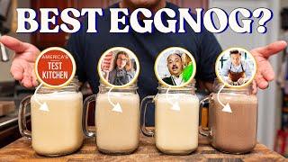 I Tested YouTube's BEST Eggnog Recipes (America's Test Kitchen, Joshua Weissman, Jamie Oliver)