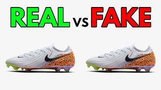 REAL VS FAKE! NIKE PHANTOM GX2 FOOTBALL BOOT COMPARISON! (CLEATS)