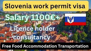 Slovenia work permit visa | Slovenia work visa | Slovenia new job update | Slovenia jobs for Indian