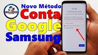 NOVO MÉTODO! Desbloquear Conta Google Celular Samsung Galaxy  , fácil e rápido