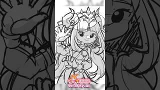 SKETCH VS FINAL Comparison (GENSHIN Art)