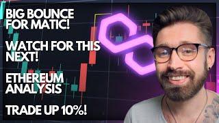 POLYGON PRICE PREDICTION 2022BIG BOUNCE FOR MATIC - WATCH THIS HUGE PATTERNTRADE UP 10% 