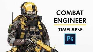 Combat Engineer - Character Design Timelapse