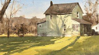 How to Create Light in Watercolor - Step by Step Instruction - Matthew White