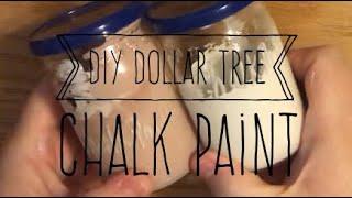 DIY Dollar Tree or Cheaper Chalk Paint