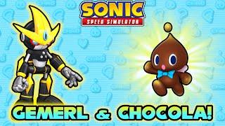 Unlocking Gemerl & Chocola Chao in Sonic Speed Simulator! (Chao School)