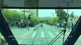 Jerusalem Light Rail (Red Line): Annotated Timelapse