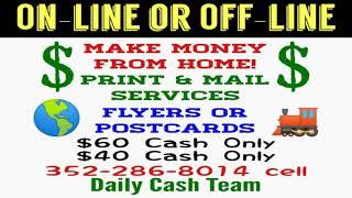 MAKE Money MaiLing Postcards MaiLing FLyers from Home Mail FLyer Mail Postcard Marketing Stuffing EZ