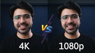 4K vs 1080p EXPLAINED | Pros and Cons (in Hindi)