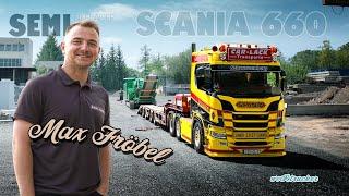 Max Fröbel im Scania 660R von Car Lack