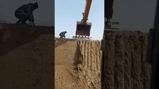 The wonderful process of cutting soil with the help of machines