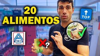 MI COMPRA de 20 ALIMENTOS TOP en ALDI  *SALUDABLE*