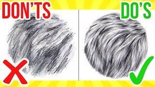 DO'S & DON'TS: How To Draw Fur | Step By Step Drawing Tutorial