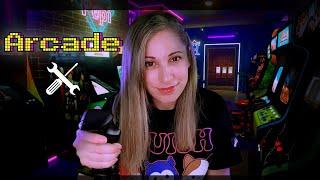 ASMR | Sala Arcade | Eres una máquina y te reparo | Roleplay | Ambiente Retro 90's | SusurrosdelSurr