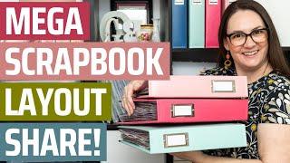 MEGA Scrapbook Layout Share + Tips, Tricks and MUST SEE Design Ideas!!