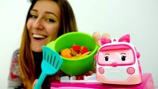 Guardería Infantil - Cena para Barbie y Amber