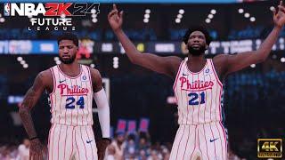 Paul George Officially Joins the 76ers! | NBA 2K24 Future League Mode | Nuggets vs. 76ers