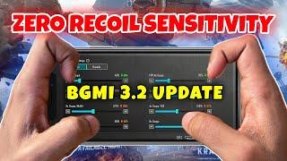 BGMI 3.2 Best Zero Recoil Sensitivity | Best Sensitivity for GYRO & NON-GYRO PLAYERS | BGMI/PUBG