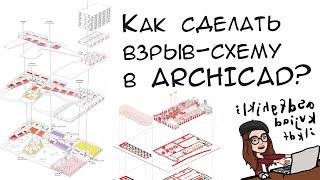 КАК СДЕЛАТЬ ВЗРЫВ-СХЕМУ В ARCHICAD ПРОСТО И БЫСТРО?