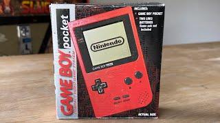 Game Boy Pocket Red Unboxing ASMR