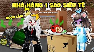 SAMMY VÀ MÈO SIMMY MỞ NHÀ HÀNG 1$ BỊ ĐÁNH GIÁ SIÊU TỆ TRONG ROBLOX