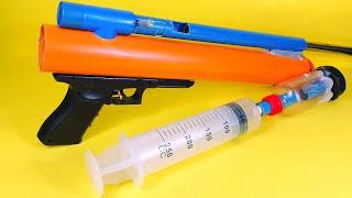 How to make marble gun bolt action design with air pump |pvc pipe toy gun