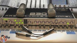 2 mikrofona spojena na 1 Voice Channel Strip (istovremeno!!!)// HOSA YXF-119 Y-KABEL: