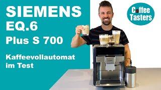 Siemens EQ.6 plus s700 Test mit ️ Milchschaum & 7 Getränke live zubereitet (inkl. Milchkaffee)