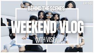 VISION vlog EP. 001 (BTS) Weekend with VISION | ROBLOX