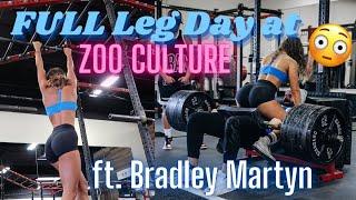 LEG DAY ft. BRADLEY MARTYN at Zoo Culture | Full Workout, Making Content, RawGear Athlete Vlog