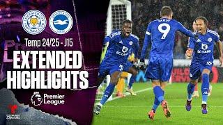 Leicester vs. Brighton | Highlights Premier League | Jornada 15 | Telemundo Deportes