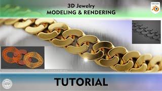 The Cuban Link Tutorial 3D Jewelry Blender Modeling and Rendering (The voice is my voice)