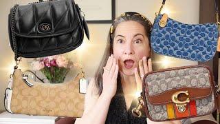 COACH HAUL NEW SPRING 2022Denim Swinger, Pillow Madison  Try on, Comparisons, What Fits! 