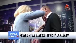 PRESEDINTELE BASESCU, IN VIZITA LA ALBA TV