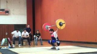 Jose Carranza - Texas State Championship 2012 - 2nd Snatch 105k