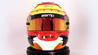 ZAMP HELMETS RZ 70E SWITCH ORANGE YELLOW 360