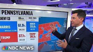 Close race in Pennsylvania mirrors 2020 election