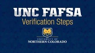 #UNCTalks: FAFSA Verification Steps