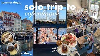 doing things alone in summery copenhagen | bakeries, cafe hopping