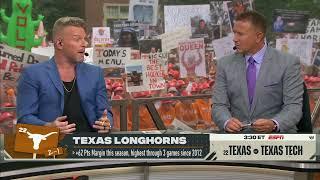 This Sark team is building a new culture!  - Pat McAfee on Texas vs. Tech | College GameDay