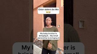 Older sisters be like…  #shorts